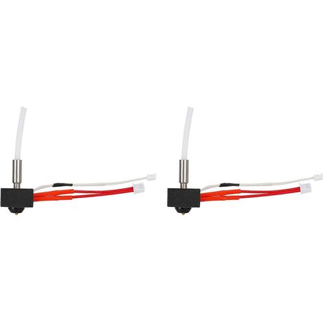 2x Hotend-Kit für Neptune 3 Pro/Plus: Messingdüse, Heizblock, Heizstab, Thermistor, PTFE-Tetrafonschlauch-Kit, Extruderteil