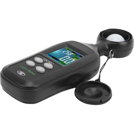 Luxmètre portable TDC802, photomètre numérique à affichage LCD 4 chiffres, plage de mesure 0 lx - 200 000 lx