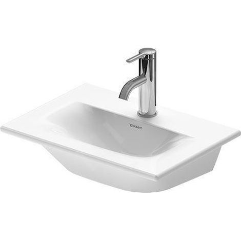 LAVABO DE MEUBLE Viu 450 mm sans dessus, avec vidange, 1 vidange, blanc (1/3)
