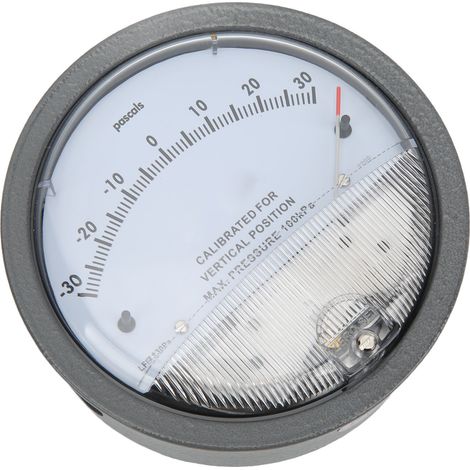 Manomètre différentiel à aiguille pour filtre CVC de salle blanche LFB±30Pa (1/5)