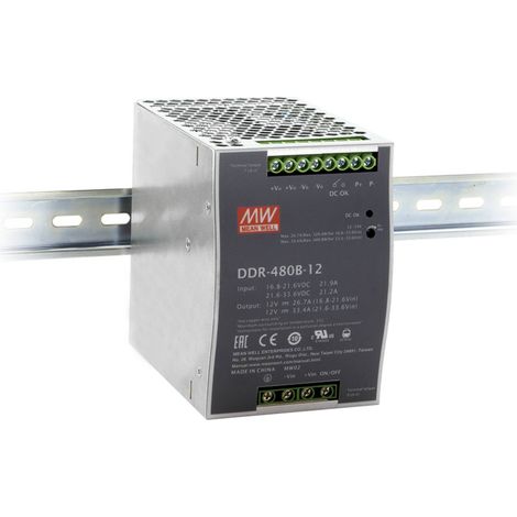 [NEUWERTIG] B-Ware Mean Well Dc/Dc Wandler Netzteil Stromversorgung Ddr 480 D 24 24 V Hutschiene