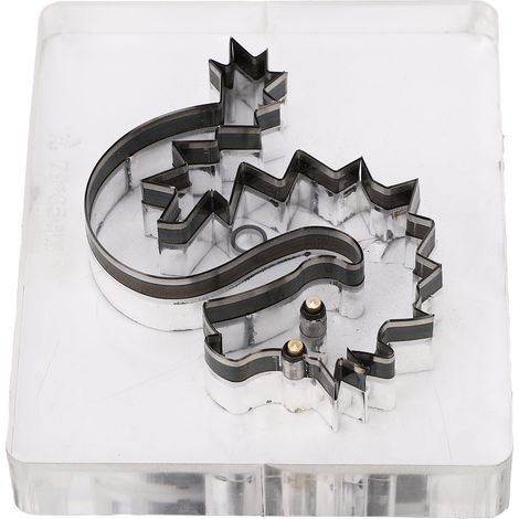 Jeu de 2 emporte-pièces cuir dragon en acier allié, coupe nette rapide, matrice de découpe artisanale pour cuir (1/5)