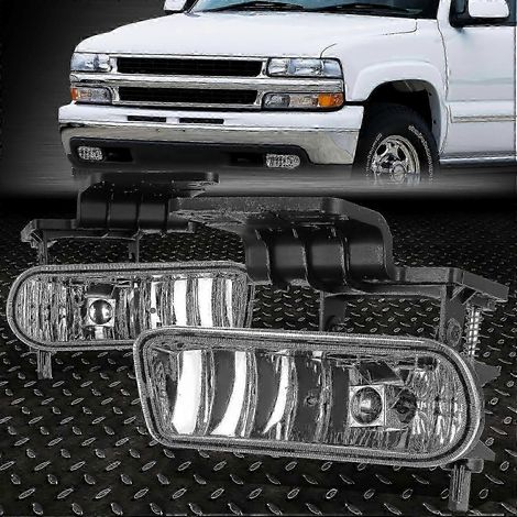 Ensemble de 2 phares antibrouillard avant pour Chevy Silverado 1999-2002, Suburban et Tahoe 2000-2006