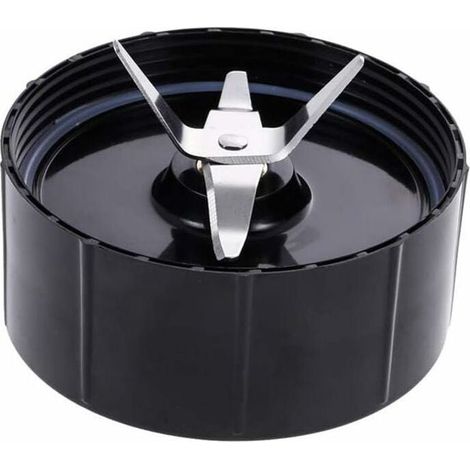 Accesorios para licuadora negros: base y engranajes de plástico y goma, cuchilla de acero inoxidable sin BPA, compatible con Magic Bullet. (1/5)