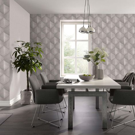 Erismann Vliestapete Grafisch taupe 10,05 x 0,53 m (1/5)
