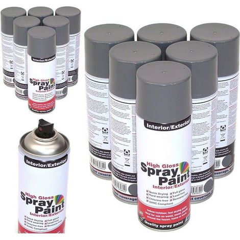 12 Spraydosen PRIMER Haftgrund grau Grundierung Füller 12797 Lackspray Untergrund (1/4)