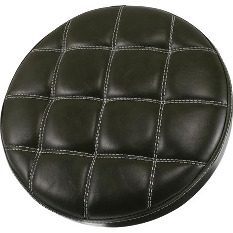 Coussin Rond pour Tabouret de Bar Similicuir à Carreaux et Mousse de Rechange pour Maison et Cuisine (1/5)