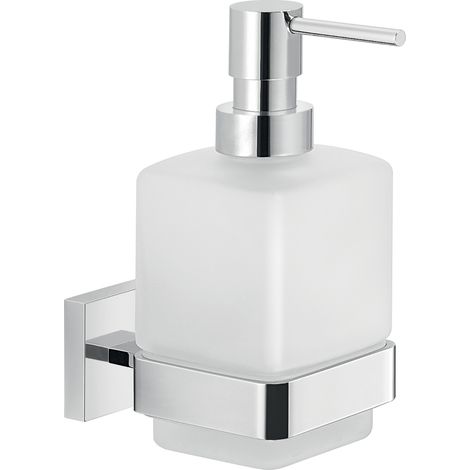 Dosasapone con erogatore in ottone da muro in ottone, alluminio e Cromall A081 Gedy serie ELBA Cromato (1/4)