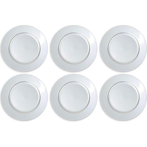 Set 6 Sottopiatti Natalizi Colore Argento Addobbi Natalizio Decorazioni Natale