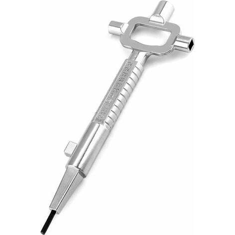 Clés de construction, clés carrées, clés principales, règle de mesure de longueur cylindrique, alliage de zinc, outils de verrouillage à clé (1/5)