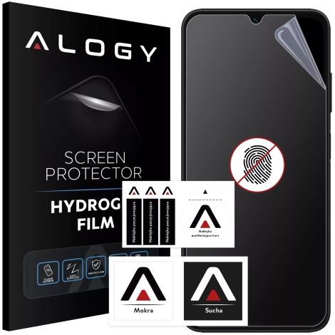 Pellicola protettiva in idrogel Alogy HydroSkin Matte Pro™ per Samsung A12 / M12 "anti-impronte" (1/5)