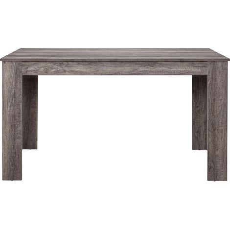 Tavolo da Pranzo Nora Tavolo da Cucina Fino a 6 Posti 77x140x90cm Effetto Rovere Scuro [en.casa]
