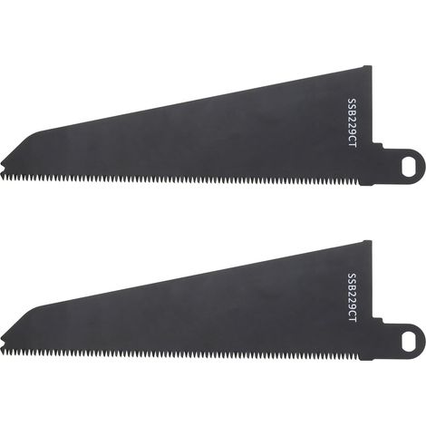2 Pack SSB229CT Carbon Steel Reciprocating Saw Blades for Softwood, Hardwood, Plastic, Compatible with Black and Decker Compatible with Piranha (1/5)