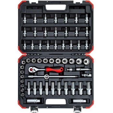 Gedore RED R59003059 Set di 59 chiavi a bussola rosse