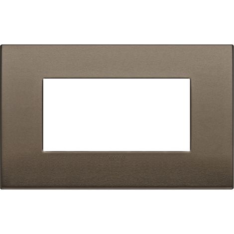 Placca Classic 4M bronzo scuro Vimar Arkè 19654.17