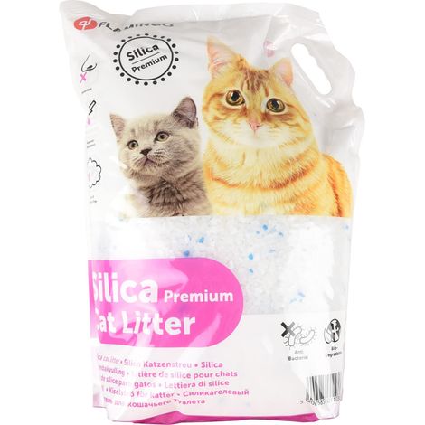 Litière pour Chat Silice Gros Grains - 10L pour 12 SEMAINES - Absorbe Rapidement et neutralise Les Mauvaises odeurs - Non-agglomérante