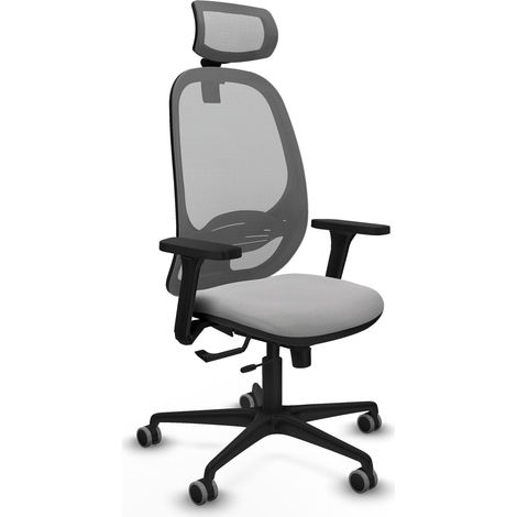 Chaise de bureau piqueras y crespo Cilanco gris clair mousse haute densité (1/2)