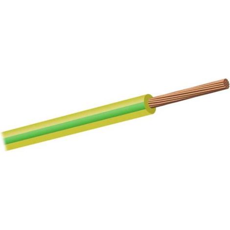 Cavo filo Unipolare FG/19 CEI 20-22 Giallo/verde Sezione 2,5 mmq