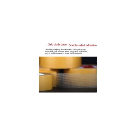 Rückstandsfreies doppelseitiges Klebeband, doppelseitiges Gelklebeband für Teppiche, Haushalt, Küche, Auto oder Büro (1 Stück) - Crezuo