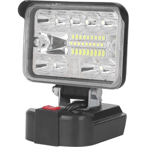 54W kabellose LED-Arbeitsleuchte 2800LM 6500K mit Stativ, 3-in-1 tragbarer Fluter für Außenbeleuchtung, Notfälle, Camping und Fehlersuche. (1/5)