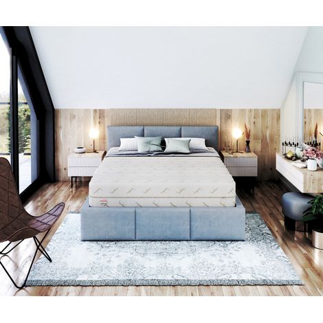 Matelas SAVONA - Mémoire de Forme - Latex - Epaisseur 22 cm (1/4)