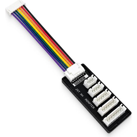 1 pièce Adaptateur d’Extension JST-XH pour Chargeur d’équilibrage, Carte adaptatrice pour Connexion d’équilibrage Batterie 2 à 6 cellules, avec câbles de raccordement, pour modélisme et Entretien (1/5)