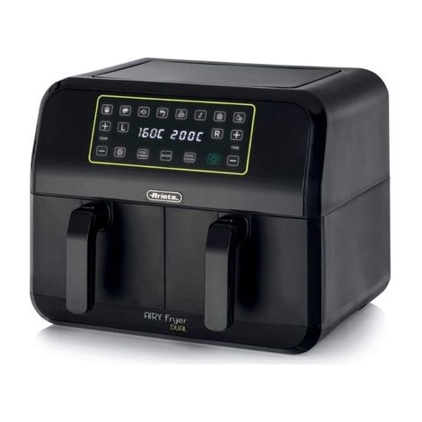 Ariete 4623 Freidora de Aire Negra 8 L Doble Cesta (1/2)