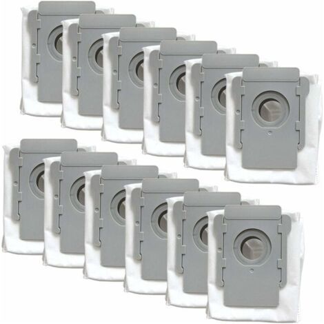 Pair - Lot de 12 sacs d'aspirateur pour aspirateurs robots iRobot Roomba série i7 - Compatibles avec i7 (7150), i7+ i7Plus (7550), s9 (9150), s9+ s9 Plus (9550, 955020) avec base et système de nettoya (1/5)