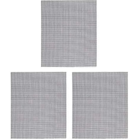 Wiederverwendbarer Grillrost (3er-Set ) - VENTEO - Antihaftbeschichtete Grill- und Backofenmatte - 3933 cm - Grillen von Fleisch und Gemüse - Flexible Glasfaser - Universell einsetzbar (1/5)
