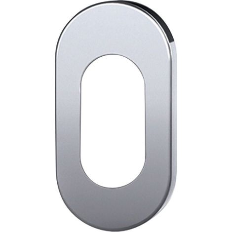 Bocchetta ovale bassa(mm6)inox sat.f.cilindro - 10 pz