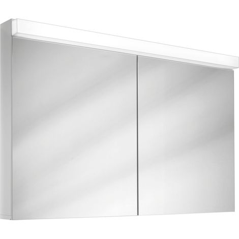 Schneider LOW Line Armoires de toilette LED, 2 portes 60/60cm, (1/3)