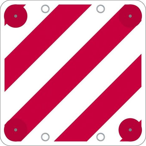 1PZ CARTELLO SEGNALETICO CARICHI SPORGENTI NON OMOLOGATO cm. 50x50