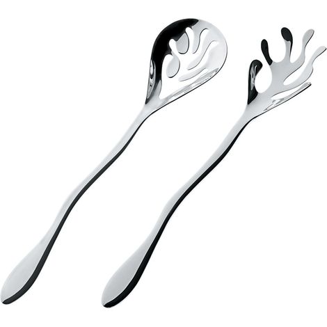 Couverts à Salade Design, Acier, Poli (1/4)
