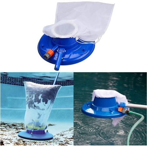 Aspirateur de feuilles de piscine - Épuisette de fond luxe - Nettoyage rapide - Kit d'entretien inclus