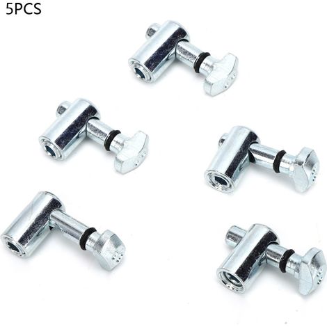 5 connecteurs d'angle en acier carbone 90° pour profilés aluminium standard européen 30/40 mm (1/5)