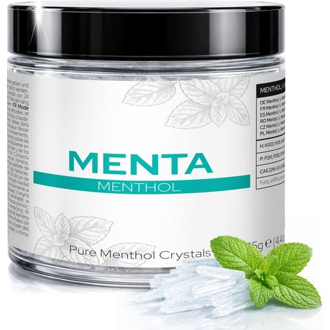 Cristaux de menthol MENTA - Cristaux de menthol pur 125 g