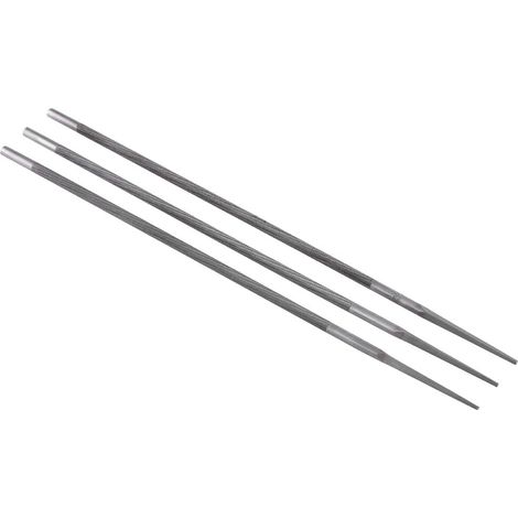 3x Trade-Shop Rundfeile / Kettenfeile / Schärfungsfeile 4,8mm 3/16" für Kettensäge Motorsäge Sägekette mit 0.325" 3/8" Kettenteilung (1/4)