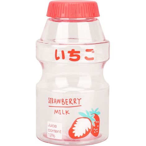 Bouteille d'eau cartoon innovante, sans BPA, réutilisable, transparente, pour jus, sports extérieurs, voyage, 16 oz/480 ml (1/5)