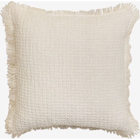 SKLUM Quadratisches Baumwollkissen (45x45 cm) Seyrig Creme-Beige                                  