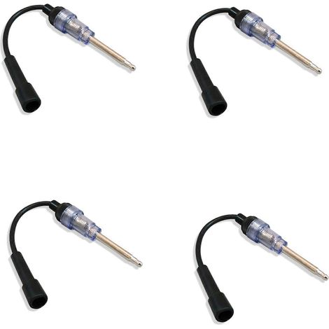 Testeur de bobine d'allumage automatique 4X avec câble en ligne pour moteur de voiture, camionnette et moto (1/5)