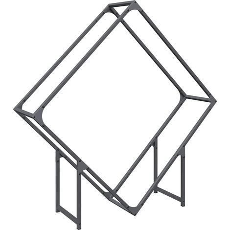 Maison Exclusive - Rastrelliera per Legna da Ardere Antracite 100x25x100 cm