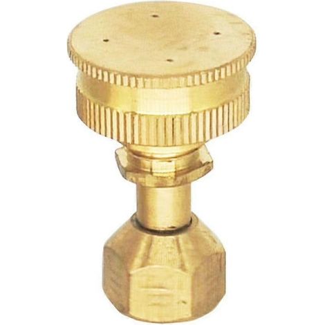 Adjustable 4 Hole Brass Sprayer Nozzle M14 Atomizing Spray Fitting Hose Fitting (1/4)