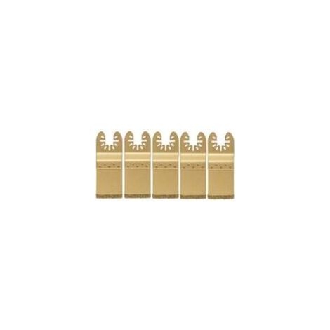 Lot de 5 Lame de Scie DiamantéE Oscillante Universelle Ensemble pour la LibéRation Ajustement Multi-Outils Coupe Dics (1/5)