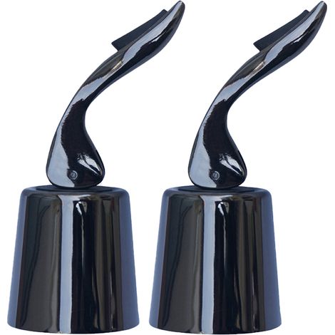 Bouchon Pour Vin Pétillant - En Acier Inoxydable Et ABS - Étanche Et Réutilisable - Convient À Champagne Prosecco Cava - 1 Pièce (1/5)