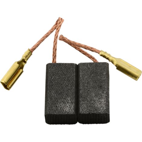 Balais de charbon 6x8,4x15mm pour meuleuse angulaire Skil 9003 – Remplacement pièces d'origine – Ensemble de 2 balais avec ressort