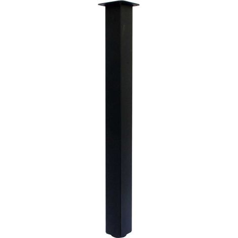 MASIDEF - 1 GAMBA QUADRATA H710 60X60 NERO (1/2)