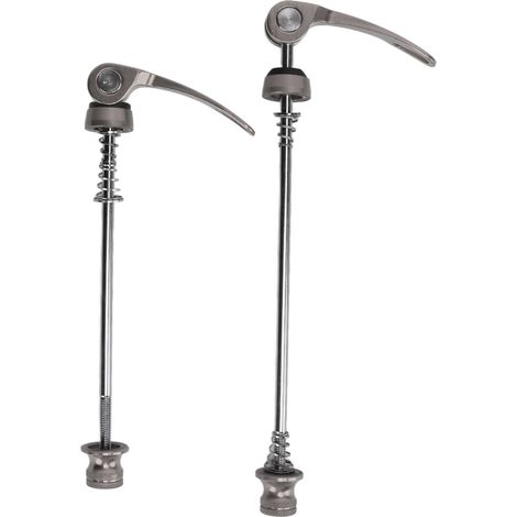 Attache rapide vélo en alliage haute résistance, levier durable anti-corrosion, installation facile, axe rapide pour roue (1/5)