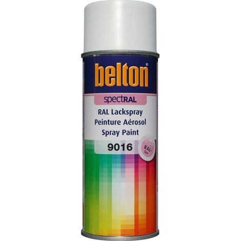 Pintura Espectral Brillante 400ml Ral 9016 Blanco Señalización - Belton Auto-k