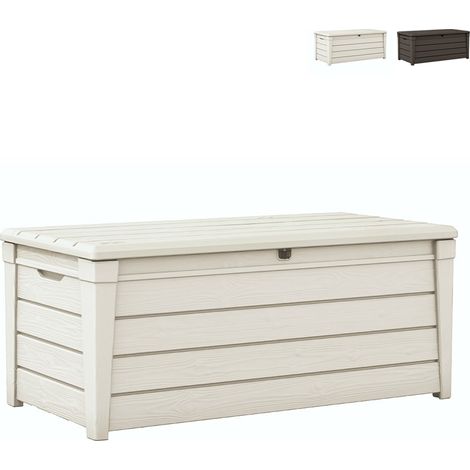Keter Baule BRIGHTWOOD Poolbox 120 Weiß (1/5)
