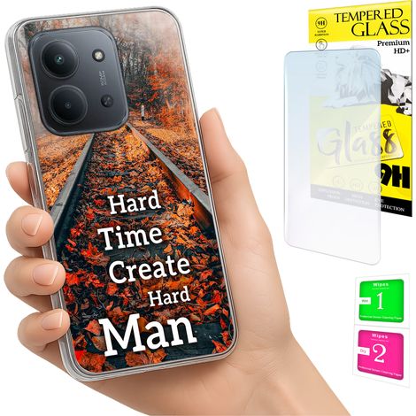 Custodia per Xiaomi Redmi 15C 5G 173mm / Poco C85, cover posteriore in vetro (1/5)
